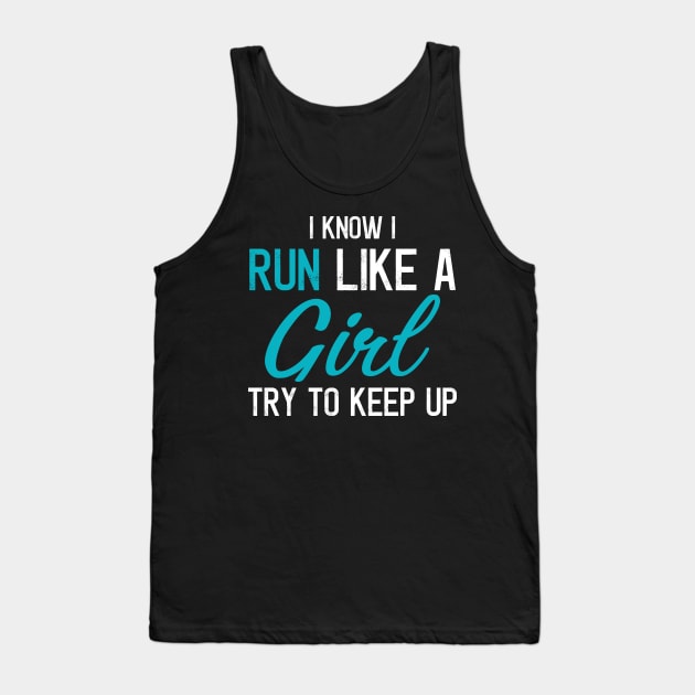 Funny Running Runner Marathon Running Mom Girl Tank Top by mrsmitful01